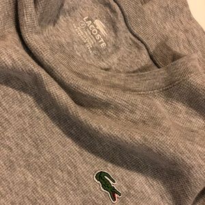 Lacoste Thermal Henley Gray